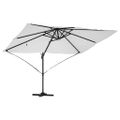 vidaXL Slnečník Piesková 351 x 250 x 253 cm Polyester a hliník