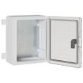 vidaXL Ovládacia skriňa Sivá 32 x 13 x 30 cm ABS plast