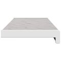 vidaXL Parapetné dosky Mramorová textúra 100 x 20 x 4,5 cm PVC
