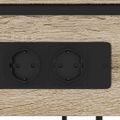 vidaXL Nočný stolík Sonoma dub 41 x 28 x 76 cm Kompozitné drevo