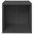 vidaXL TV skrinky 4 ks, sivé 37x35x37 cm, kompozitné drevo