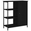 vidaXL Servírovacia skriňa Čierny dub 70 x 30 x 80 cm