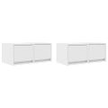 vidaXL TV skrinky 2 ks biele 60x31x25,5 cm kompozitné drevo