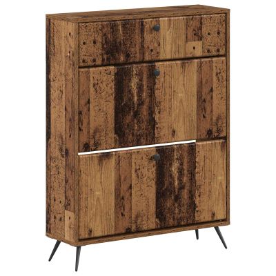 vidaXL Skriňa na topánky BREDA 78 x 24 x 103 cm Kompozitné drevo