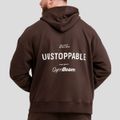 Mikina Unstoppable Brown - GymBeam, veľkosť L, veľkosť oblečenia L