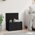 vidaXL Úložný box čierny 60x35x35 cm kompozitné drevo