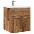vidaXL Kúpeľňová skrinka pod umývadlo Old Wood 41x38,5x46 cm