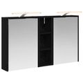 vidaXL Set kabinetov do kúpeľne 3 ks 106 x 16 x 62,5 cm
