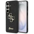 Obal Guess Fixed Glitter Big 4G Metal Logo pre Samsung Galaxy S26 čierny