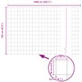 vidaXL Euro plot 1,2 x 10 m Železo potiahnuté PVC Sivá