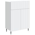 vidaXL Servírovacia skriňa Biela 66 x 34,5 x 92 cm Kompozitné drevo