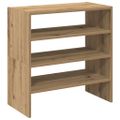 vidaXL Stojany na topánky 2 ks stohovateľné dub artisan 60x30x30,5 cm
