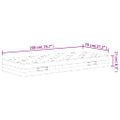 vidaXL Bonnell pružinový matrac stredne tvrdý 70x200 cm