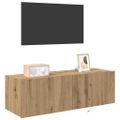 vidaXL TV nástenná skriňa 100 x 35 x 31 cm Remeselný dub