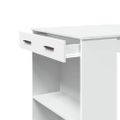 vidaXL Barový stôl biely 102x70x103,5 cm kompozitné drevo