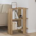 vidaXL Regál na knihy 2 úrovní 52 x 25 x 71,5 cm Kompozitné drevo