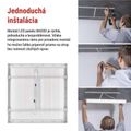 LED panel BAXXO 60 x 60 cm / 50 mm, 36 W, 4 320 lm, prisadený, neutrálna biela, IP20