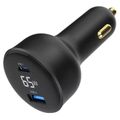 GEMBIRD Car Charger, Nabíjačka USB/USB-C, 65W