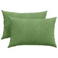 vidaXL Vankúše na pohovku 2 pcs Svetlo zelená 60 x 40 cm