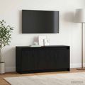 vidaXL TV skrinka 100 x 34 x 50 cm Čierny dub Kompozitné drevo