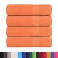 vidaXL Osušky do kúpeľne FROGN 4 ks oranžové 100x150 cm 360 g/m²