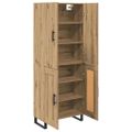 vidaXL Highboard 2 ks Remeselný dub 69,5 x 34 x 180 cm