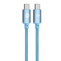 Forever Vibe cable USB-C - USB-C 1,0 m 60W sky blue