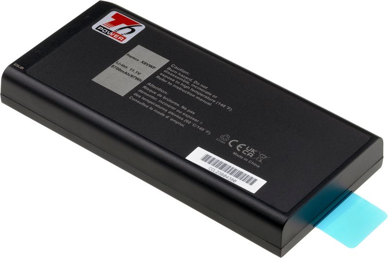 Batéria T6 Power Dell Latitude 14 5404, 5414, 14 7404, 7414 Rugged, 8700mAh, 97Wh, 9cell, Li-ion