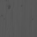 vidaXL Nástenné skrinky 2 ks sivé 80x11x9 cm masívna borovica