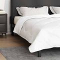 vidaXL 2-v-1 Prikrývka 240 x 200 x 8 cm Zima Polyester Biela Priedušná
