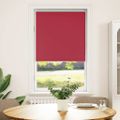vidaXL Zatemňovacia roleta červená 65x150 cm, šírka látky 60,7 cm, polyester