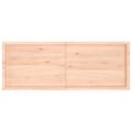 vidaXL Kúpeľňová doska 160x60x(2-6) cm neošetrený masív