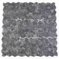 vidaXL Mozaikové dlaždice Tmavosivá 30 x 30 cm Mramor