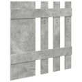 vidaXL Vešiak na stenu Nástenná montáž Betónová šedá 100 x 10 x 100 cm