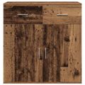 vidaXL Servírovacia skriňa Staré drevo 78 x 38 x 80 cm