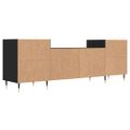 vidaXL TV skrinka čierna 160x35x55 cm spracované drevo