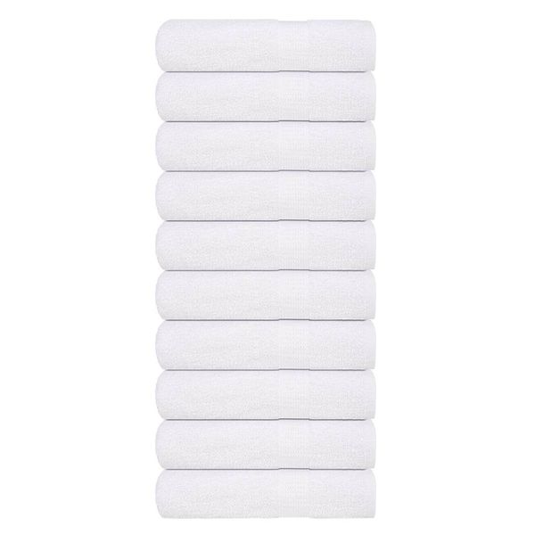vidaXL Sprchové osušky FROGN 10 ks biele 70x140 cm 360 g/m²