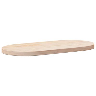 vidaXL Stolová doska 60x30x2,5 cm masívne borovicové drevo oválny tvar