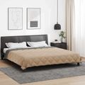 vidaXL Letná prikrývka 200 x 200 cm Leto 200 gsm Antracitová a taupe