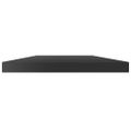 vidaXL Prídavné police 8 ks, lesklé čierne 40x20x1,5 cm, drevotrieska