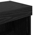 vidaXL TV nástenná skriňa 100 x 30 x 30 cm Čierny dub Kompozitné drevo
