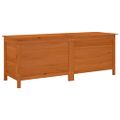 vidaXL Záhradný úložný box hnedý 150x50x56,5 cm jedľový masív