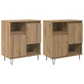 vidaXL Servírovacia skriňa 2 ks Remeselný dub 60 x 35 x 70 cm