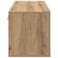 vidaXL Skriňa na topánky 100 x 35 x 38 cm Kompozitné drevo Dub artisan