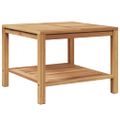 vidaXL Konferenčný stolík Hnedá 60 x 60 x 45 cm Husté teakové drevo