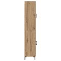 vidaXL Highboard Remeselný dub 34,5 x 34 x 180 cm Kompozitné drevo