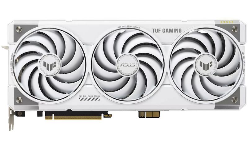 ASUS GeForce TUF RTX5070TI O16G BTF WHITE / 16GB GDDR7 / PCI-E / 3xDP / 2x HDMI Grafická karta, 16GB GDDR7, PCIe 5.0, NVIDIA Blackwell, BTF, Axial-Tech, DLSS 4, OC Edition, bílá