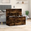vidaXL Úložný box dymový dub 100x42x46 cm kompozitné drevo