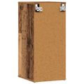 vidaXL Skrinky na topánky 2 ks staré drevo 32x35x70 cm drevotrieska
