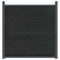 vidaXL Plotový panel sivý 1564x186 cm WPC